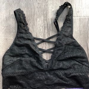 Victoria secret lace criss cross bralette